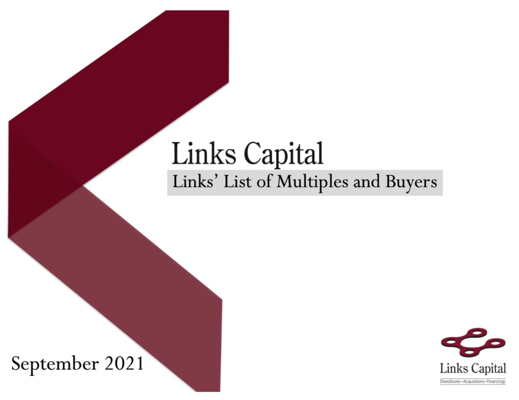 Links' List of Multiples and Buyers | September 2021